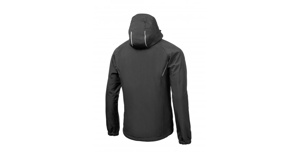 Kép 2/5 - Munkaruha Högert DITTER Softshell kabát kapucnival, fekete 2XL (56)