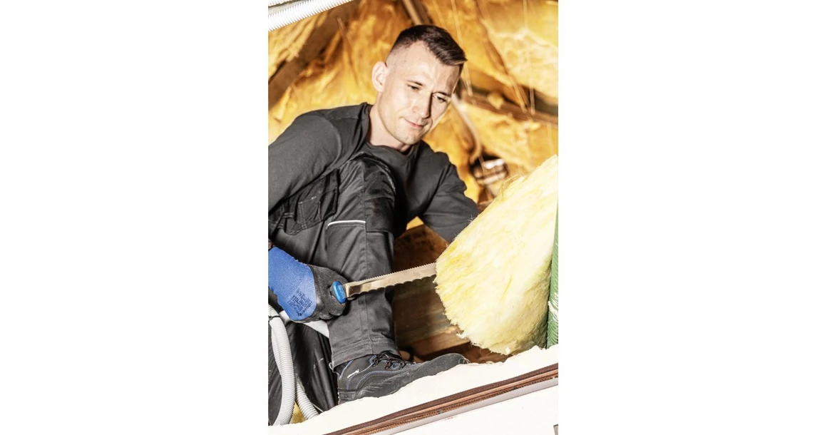 Kép 6/8 - Munkaruha Högert HASSO Munkavédelmi nadrág, sötét szürke 2XL (56)