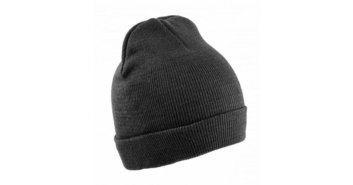 Kép 1/4 - JONAS kötött sapka téli, szigetelt, fekete