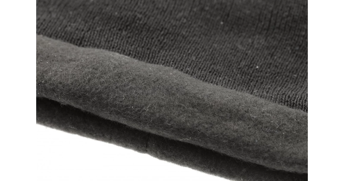 Kép 2/4 - JONAS kötött sapka téli, szigetelt, fekete