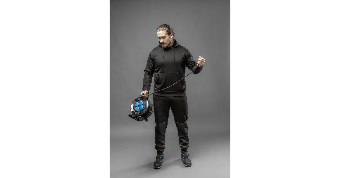 Kép 5/6 - Munkaruha Högert NIERS Munkavédelmi pulóver, fekete 2XL (56)