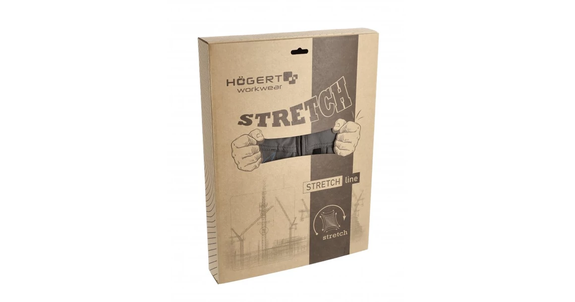 Kép 10/13 - Munkaruha Högert TAUBER Munkavédelmi kabát, 4 irányban nyújtható 2XL