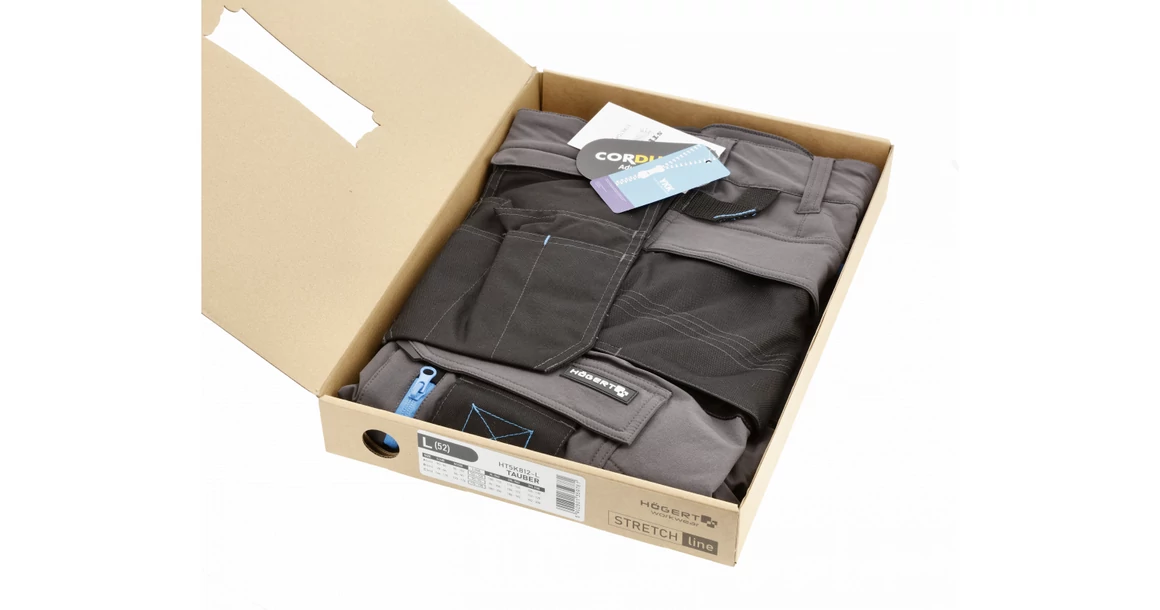 Kép 10/11 - Munkaruha Högert TAUBER Munkavédelmi nadrág, 4 irányban nyújtható  2XL