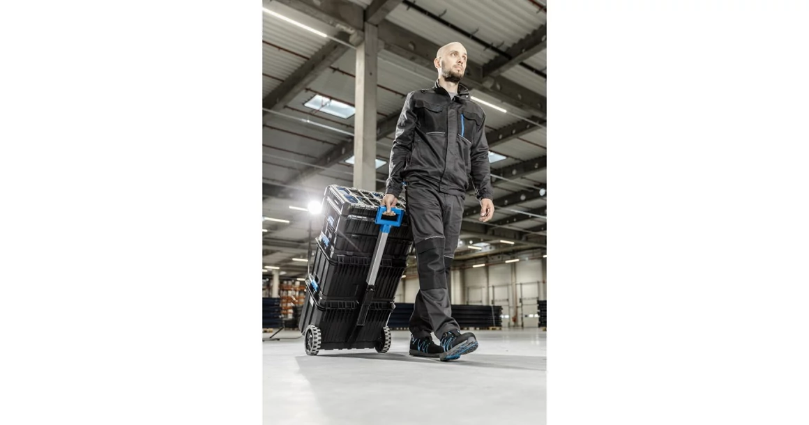 Kép 8/9 - Munkaruha Högert WURNITZ Munkavédelmi nadrág, sötét szürke, 3XL (58)