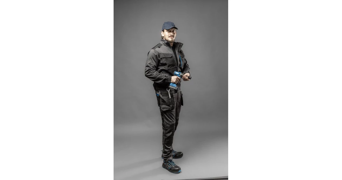 Kép 4/7 - Munkaruha Högert WURNITZ Munkavédelmi kabát, grafit, 2XL