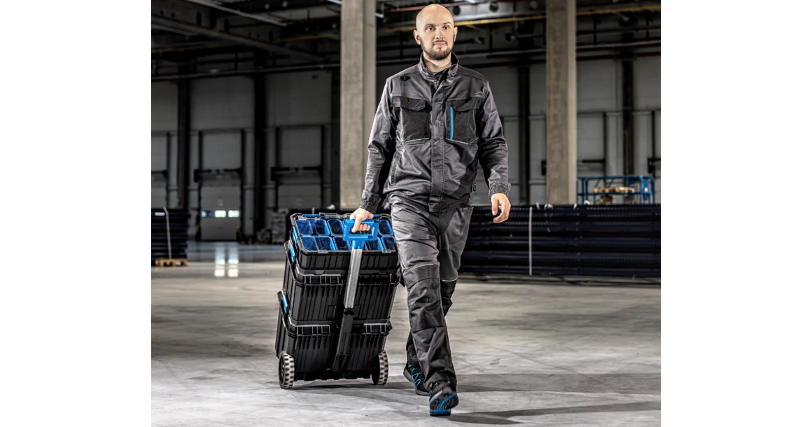 Kép 6/7 - Munkaruha Högert WURNITZ Munkavédelmi kabát, grafit, 2XL