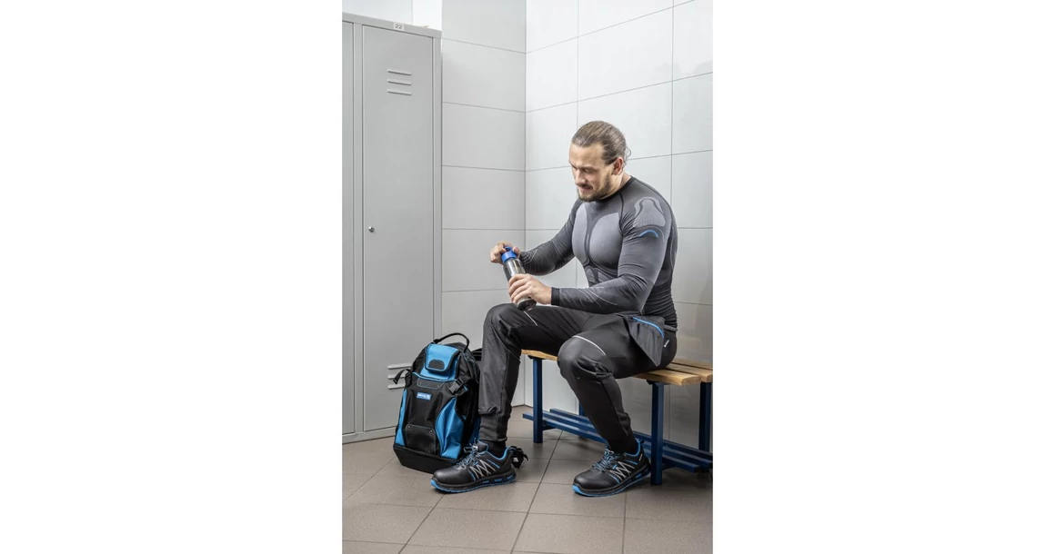 Kép 3/6 - Munkaruha Högert ZEVEN Thermo póló hosszú ujjú, szürke 3XL-4XL