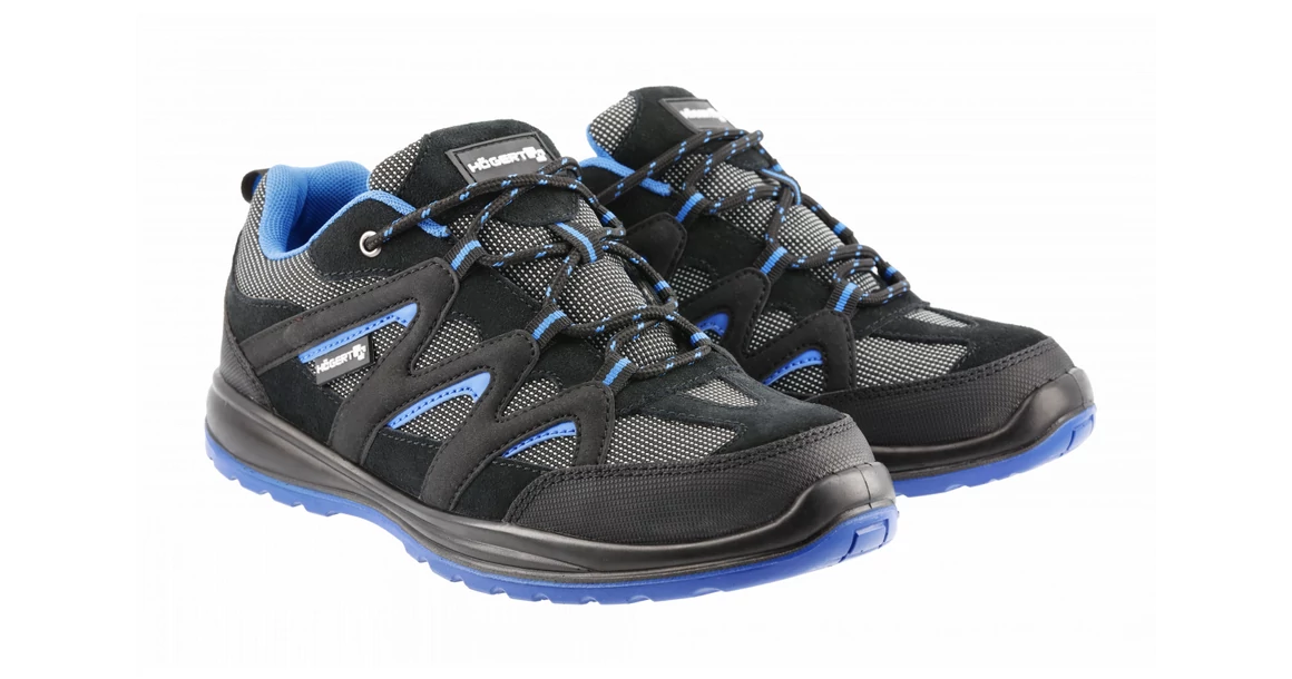 Kép 1/7 - Munkaruha Högert ELSTER Munkavédelmi cipő 01 SRC, fekete/kék 40