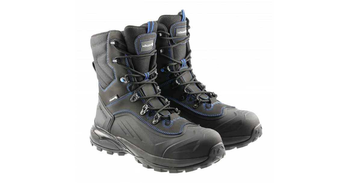 Kép 1/7 - Munkaruha Högert GREVEN Munkavédelmi bakancs S3 SR fekete 40