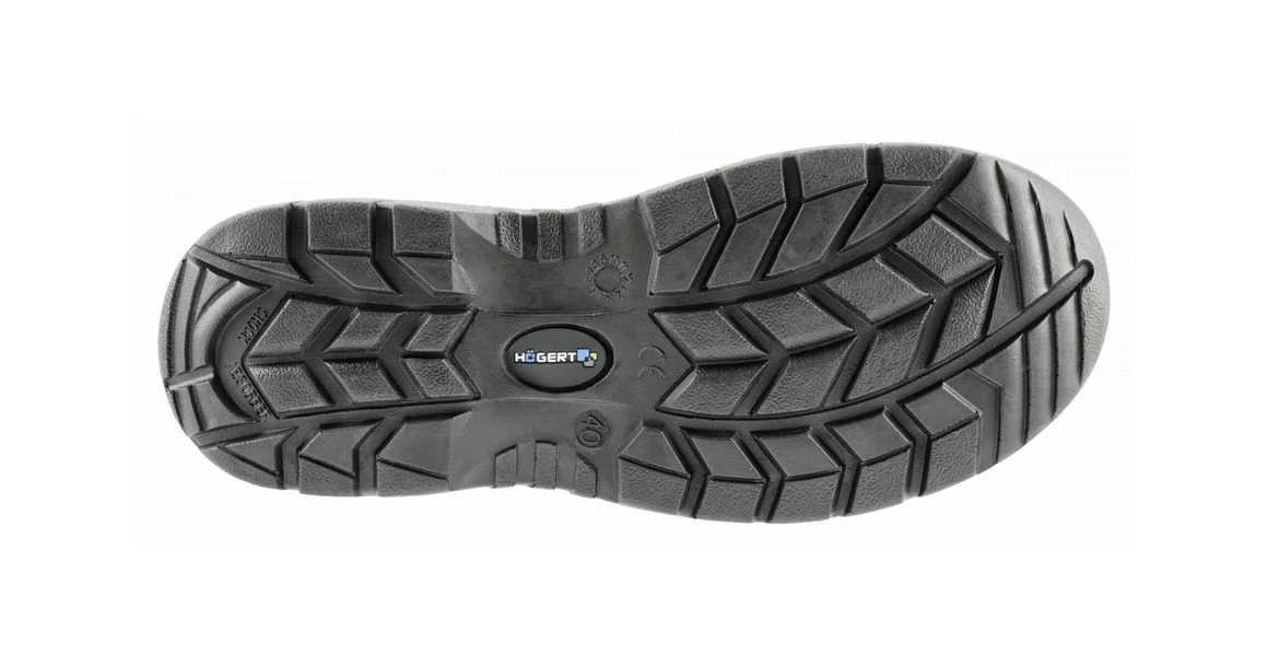 Kép 6/7 - Munkaruha Högert ZORGE Munkavédelmi félcipő S3 SRC, fekete, 39