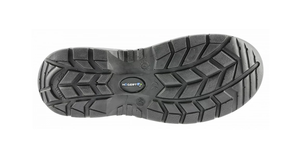 Kép 6/7 - Munkaruha Högert ZORGE Munkavédelmi bakancs S1P SRC, fekete, 40