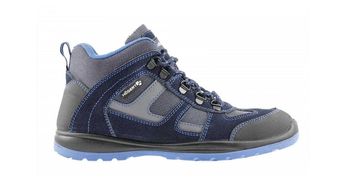 Kép 2/7 - Munkaruha Högert HOSEL SB SRA munkavédelmi bakancs, kéK, 40
