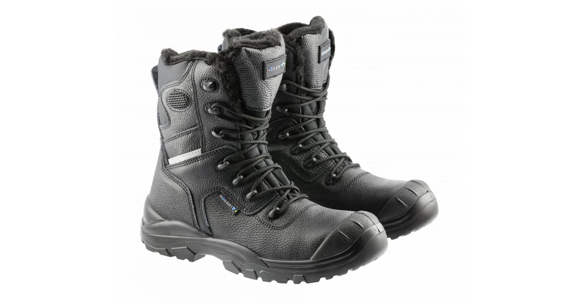 Kép 1/9 - Munkaruha Högert WETTER Munkavédelmi bélelt bakancs SB SRC, szürke, 40