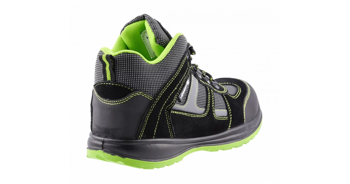 Kép 4/10 - Munkaruha Högert HOSEL SB SRA munkavédelmi bakancs, zöld, 40