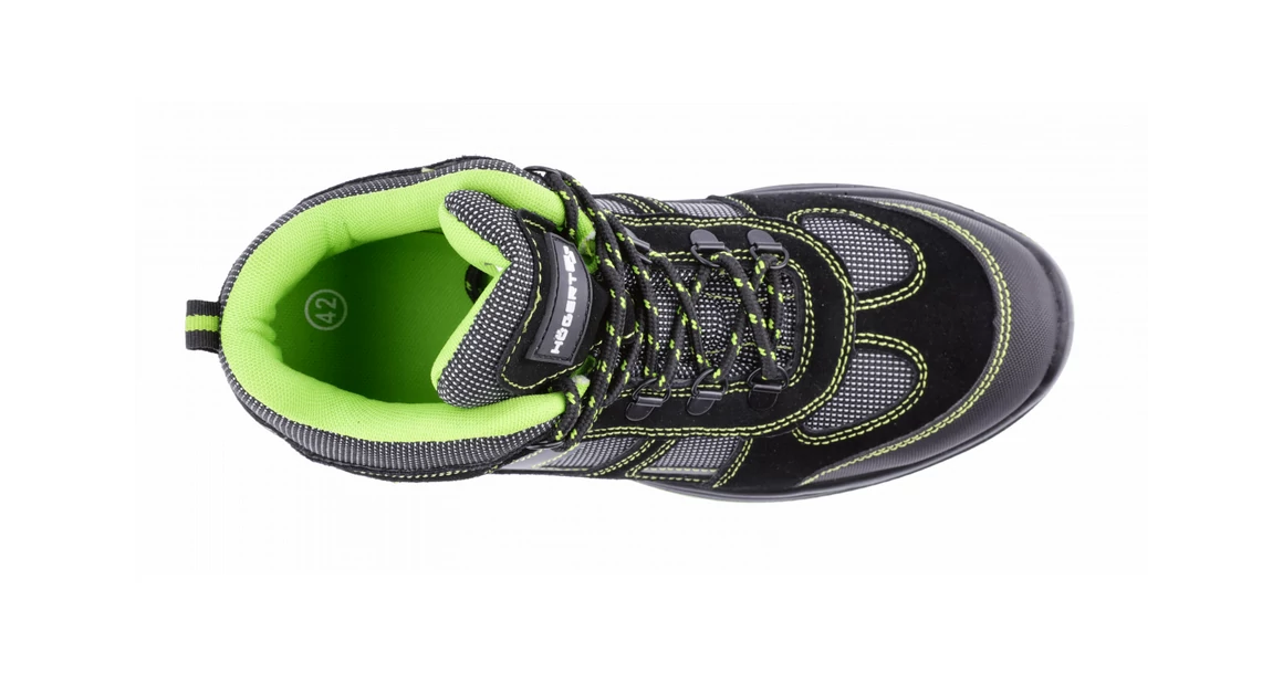 Kép 5/10 - Munkaruha Högert HOSEL SB SRA munkavédelmi bakancs, zöld, 40