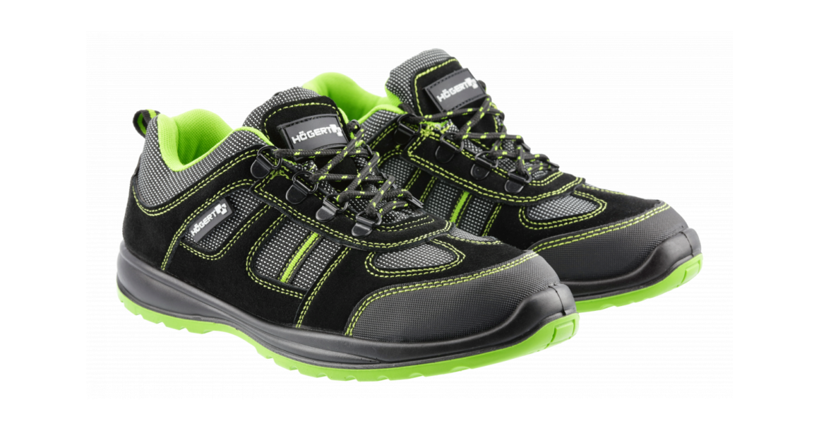 Kép 1/9 - Munkaruha Högert PLAUER Munkavédelmi cipő SB SRA, zöld, 40