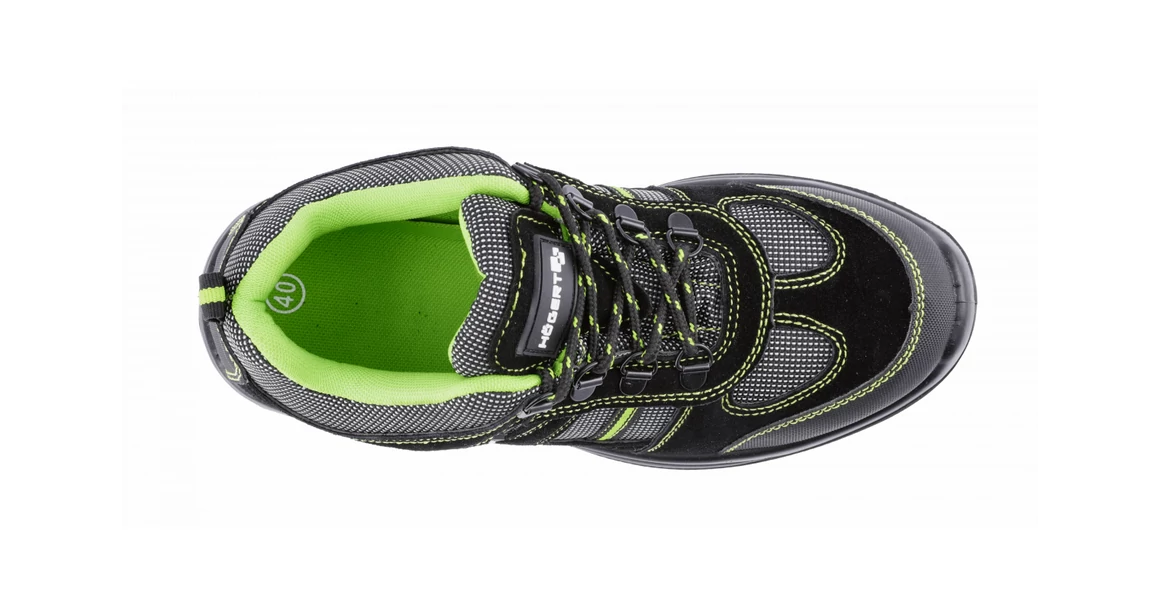 Kép 5/9 - Munkaruha Högert PLAUER Munkavédelmi cipő SB SRA, zöld, 40