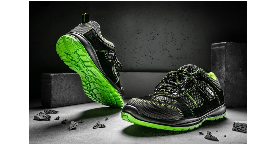 Kép 7/9 - Munkaruha Högert PLAUER Munkavédelmi cipő SB SRA, zöld, 40