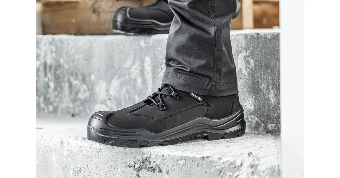 Kép 4/4 - Munkaruha Högert JORG Munkavédelmi bélelt bakancs S3 SR, fekete 40