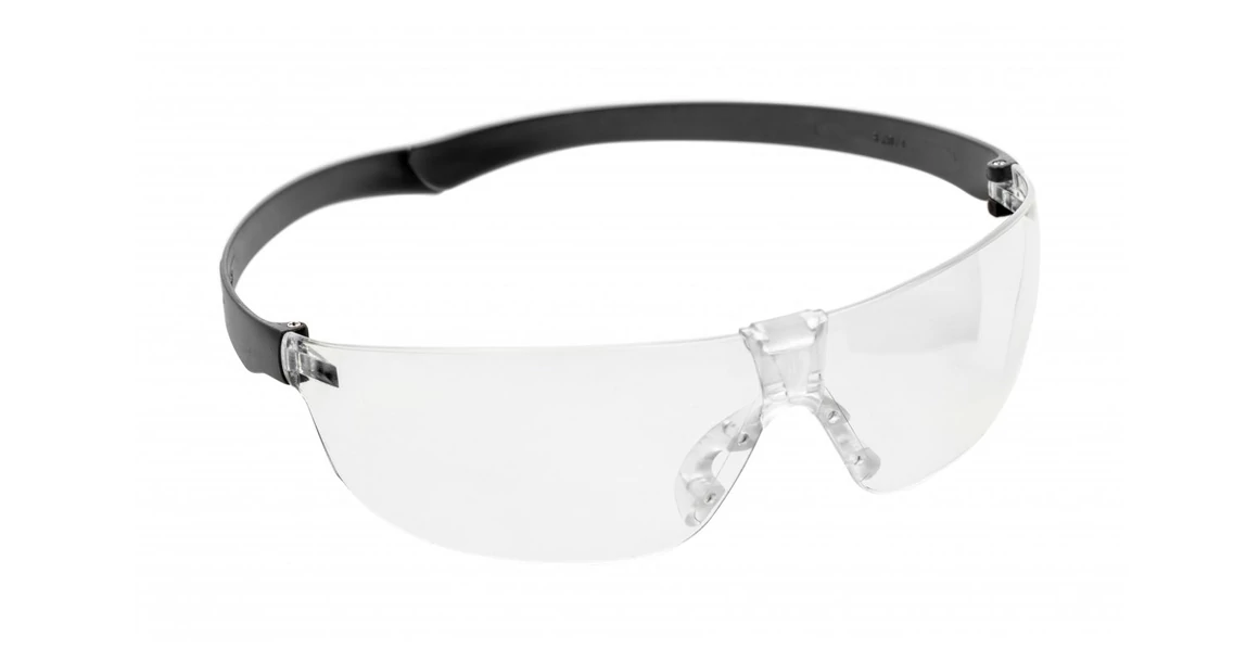 Kép 1/2 - Munkaruha Högert AUGAM Átlátszó biztonsági szemüveg, univerzális