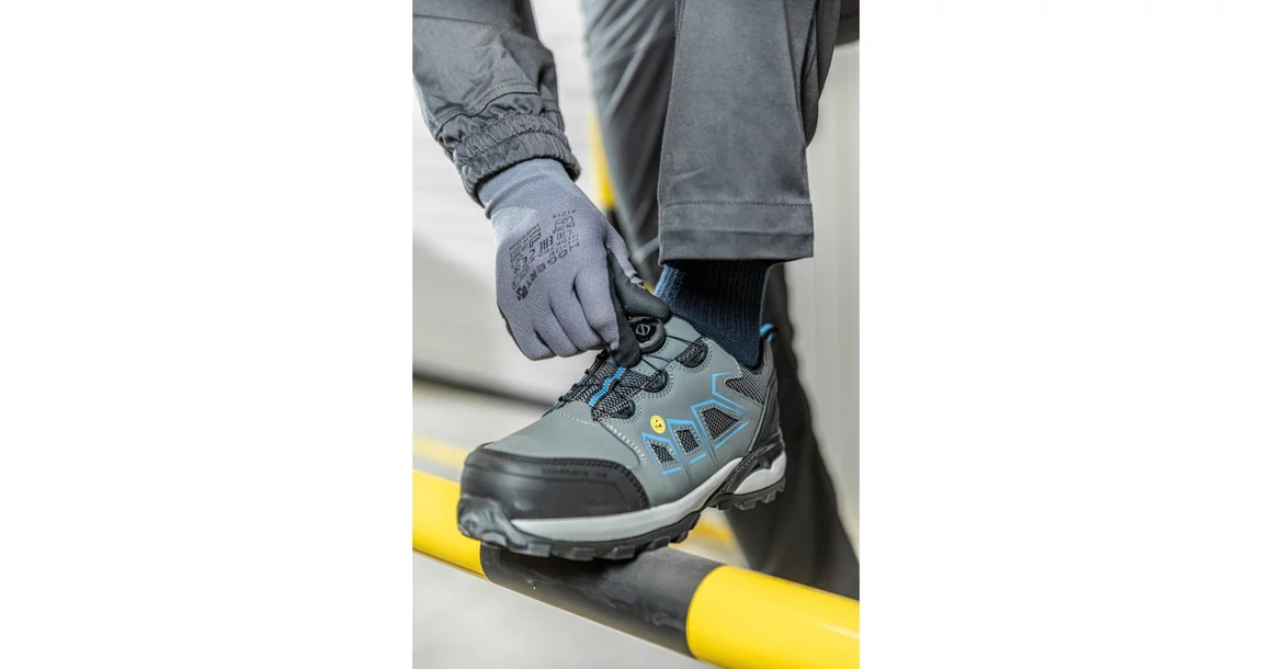 Kép 3/3 - Munkaruha Högert BODE Munkavédelmi kesztyű szürke/fekete 10