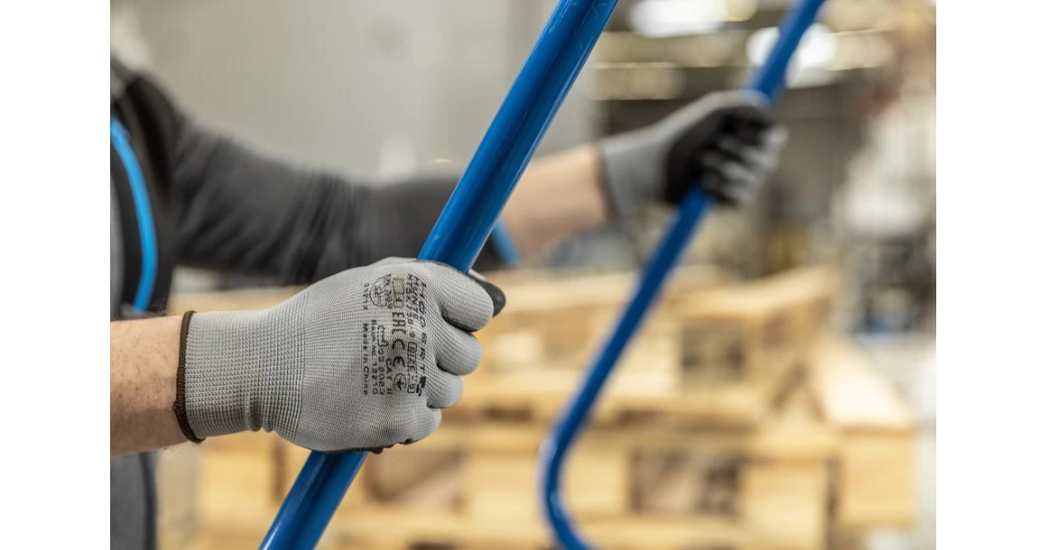 Kép 2/2 - Munkaruha Högert HUNTE Munkavédelmi kesztyű szürke/ 1 pár / csomag 10