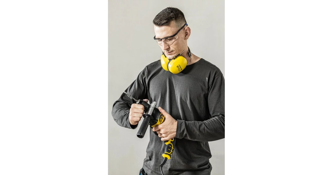 Kép 3/3 - Munkaruha Högert SELENTEN hallásvédő, univerzális, sárga