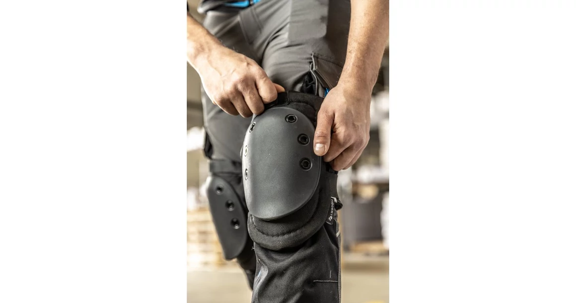 Kép 2/3 - Munkaruha Högert WANN térdvédő PVC, univerzális, 2db / csomag (2szt/op.)