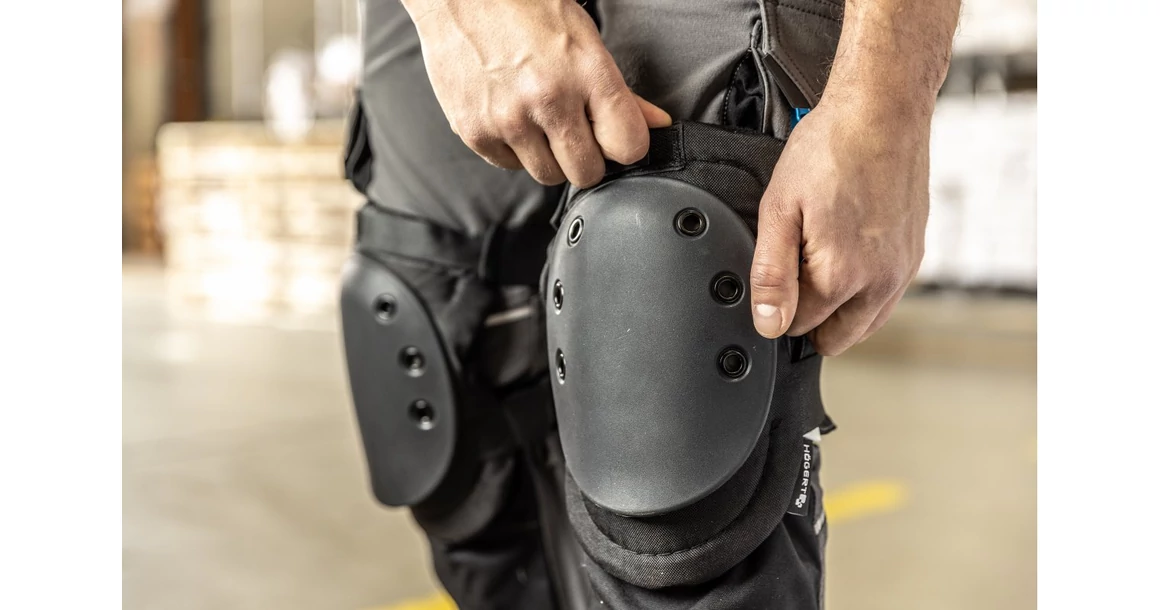 Kép 3/3 - Munkaruha Högert WANN térdvédő PVC, univerzális, 2db / csomag (2szt/op.)