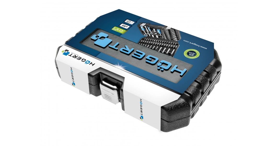 Kép 2/4 - Szerszám Högert Szerszámkészlet,  95db-os, tárolóban