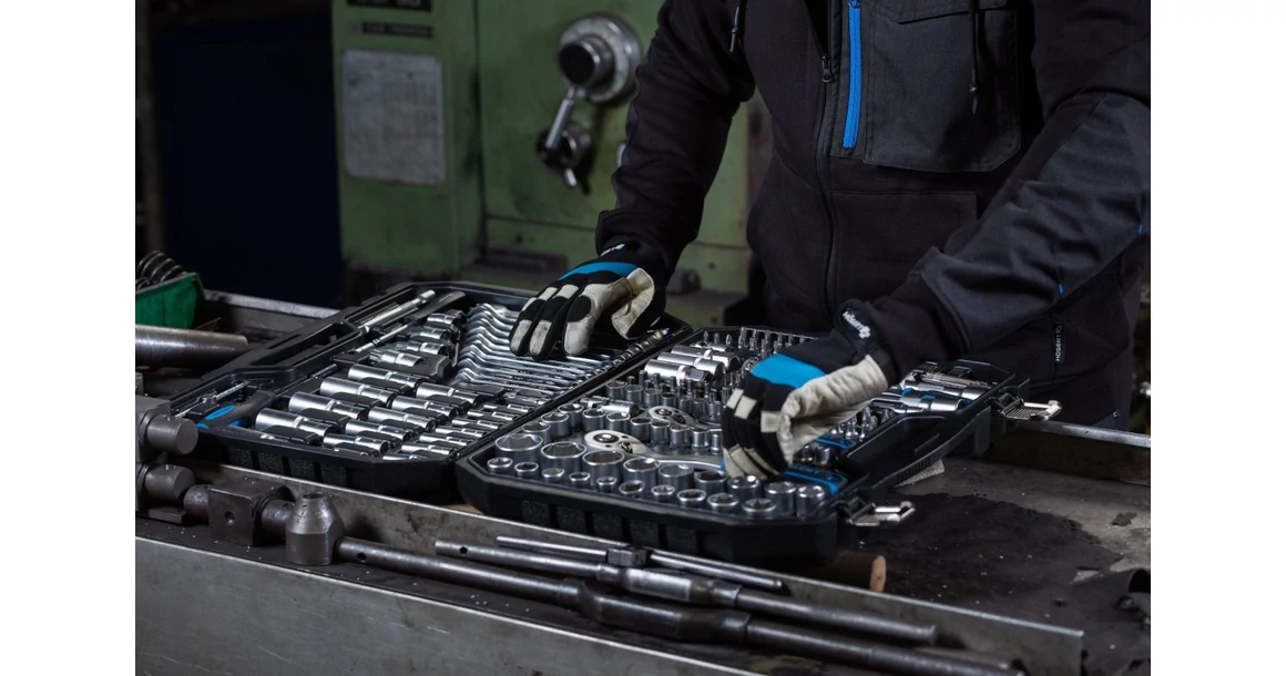 Kép 3/4 - Szerszám Högert Szerszámkészlet, 222db-os, tárolóban