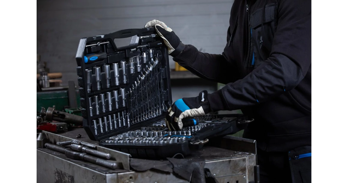 Kép 4/4 - Szerszám Högert Szerszámkészlet, 222db-os, tárolóban