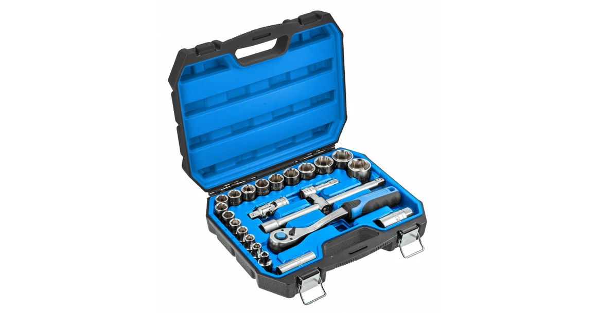 Kép 1/3 - Szerszám Högert Szerszámkészlet,  24db-os, tárolóban