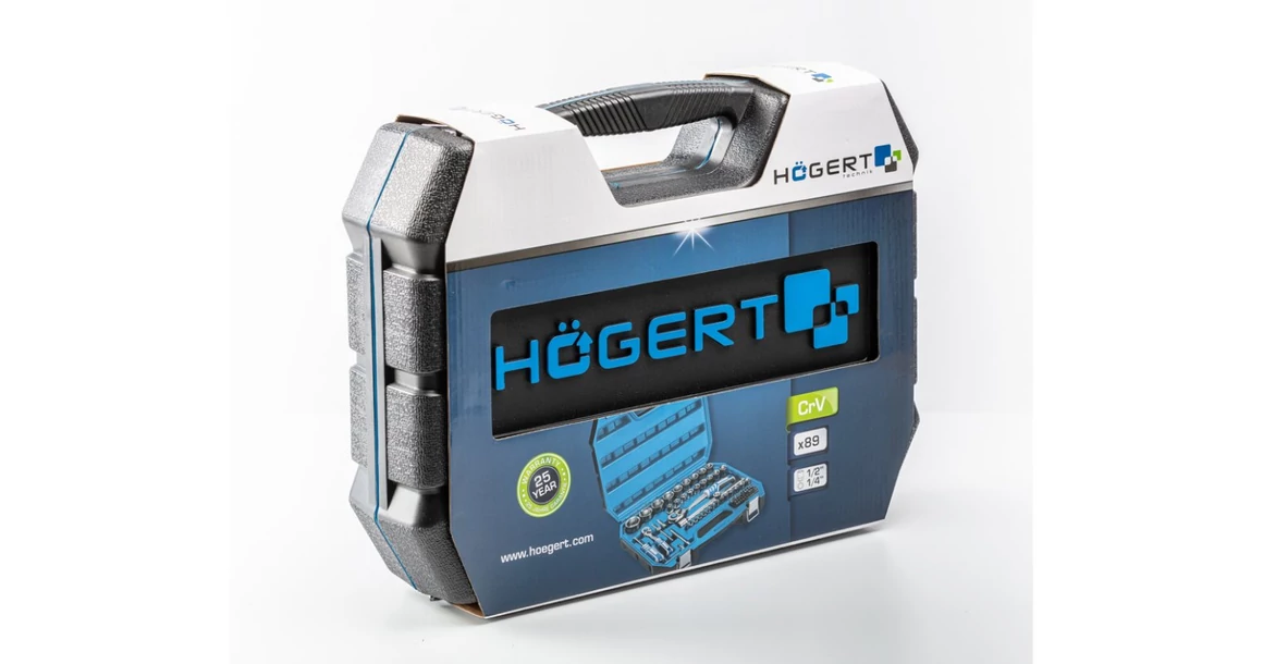 Kép 2/4 - Szerszám Högert Szerszámkészlet,  89db-os, tárolóban