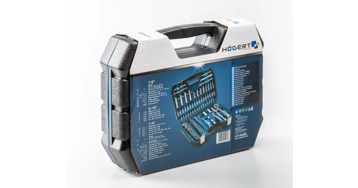 Kép 2/5 - Szerszám Högert Szerszámkészlet,  95db-os, tárolóban