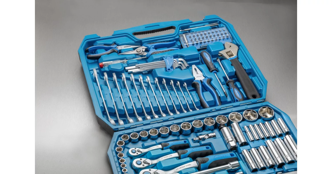 Kép 4/4 - Szerszám Högert Szerszámkészlet, 131db-os, tárolóban