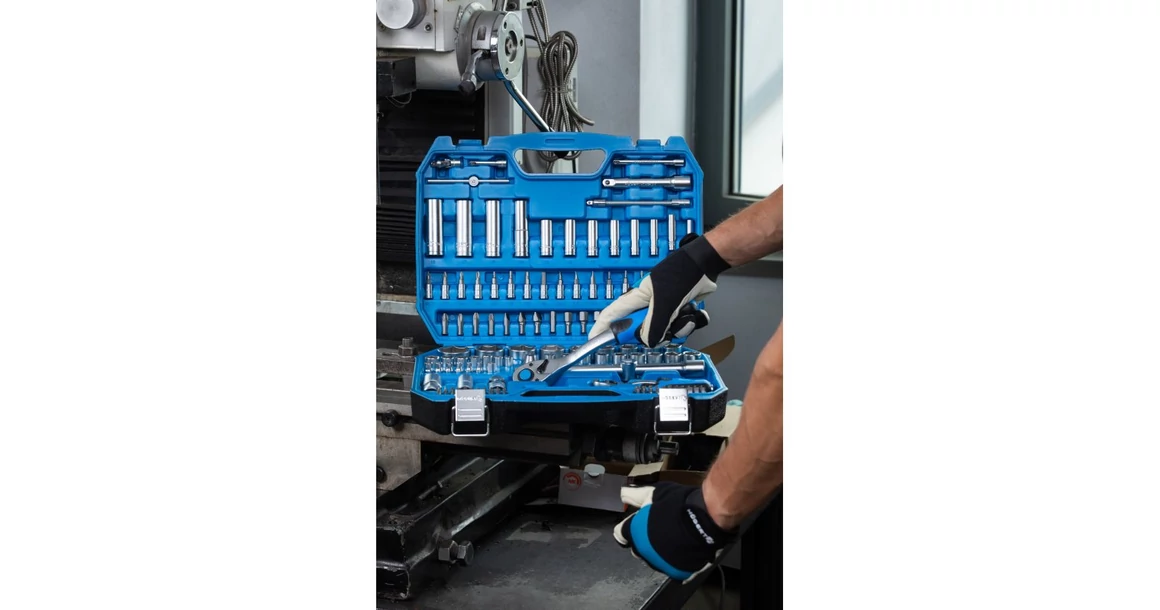 Kép 4/4 - Szerszám Högert Szerszámkészlet, 144db-os, tárolóban