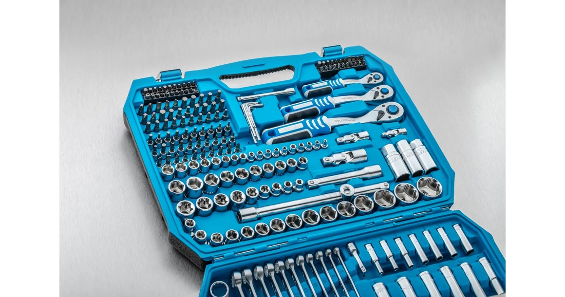 Kép 2/3 - Szerszám Högert Szerszámkészlet, 222db-os, tárolóban