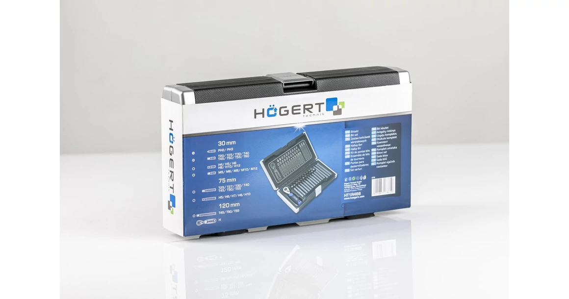 Kép 2/4 - Szerszám Högert Szerszámkészlet,  37db-os, tárolóban