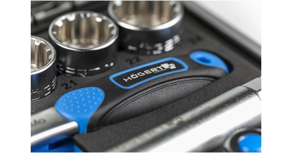 Kép 4/4 - Szerszám Högert Szerszámkészlet,  18db-os, tárolóban