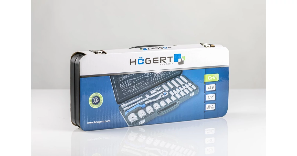 Kép 3/4 - Szerszám Högert Szerszámkészlet,  29db-os, tárolóban