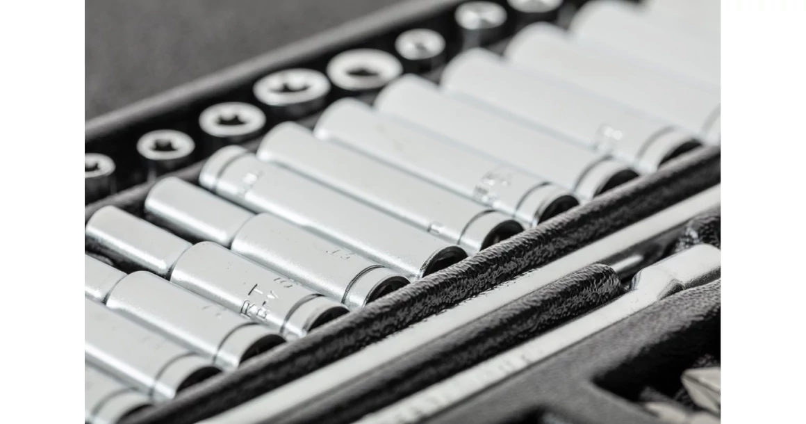 Kép 3/4 - Szerszám Högert Szerszámkészlet,  63db-os, tárolóban