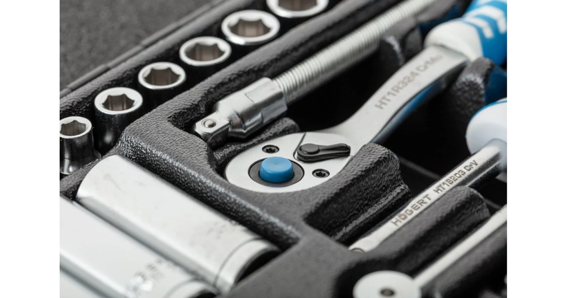 Kép 4/4 - Szerszám Högert Szerszámkészlet,  63db-os, tárolóban