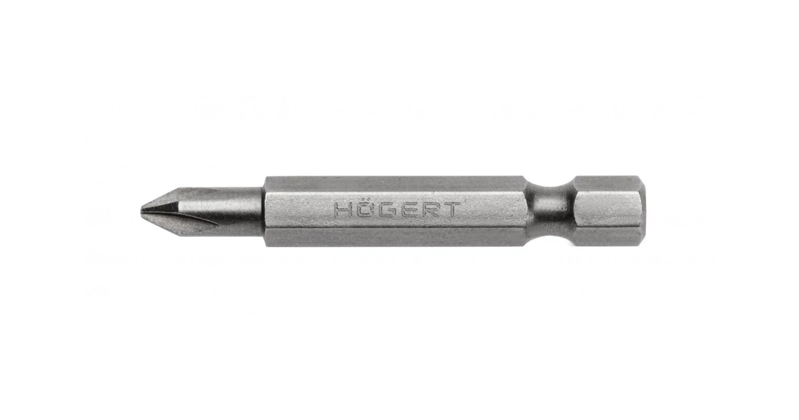 Kép 1/2 - KIFUTÓ Szerszám Högert Bitfej 50mm, PH0, S2, DIN3126,  2db/csomag