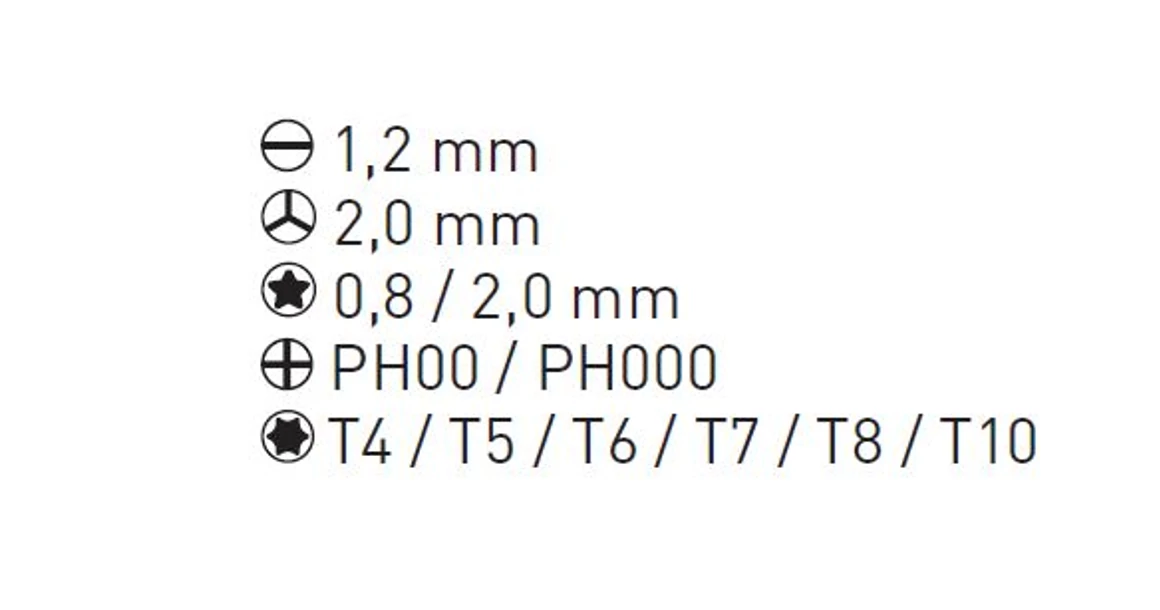 Kép 2/2 - Szerszám Högert Csavarhúzó szett, 17db-os, Crv, mini, okostelefonokhoz, laptopokhoz