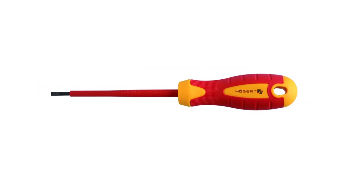 Kép 1/2 - Szerszám Högert Csavarhúzó, SL2,5, S2,  75/163mm, szigetelt 1000V