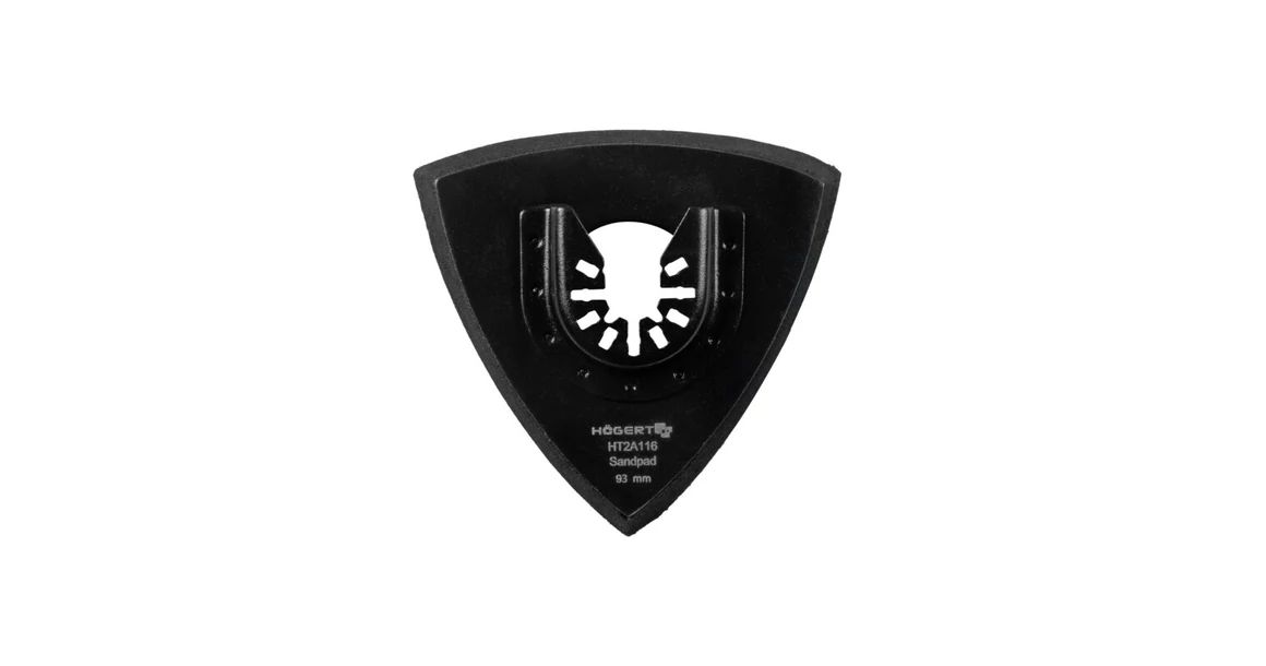 Kép 3/4 - Szerszám Högert Csiszolófej, háromszög, 90x90x90mm, Crv