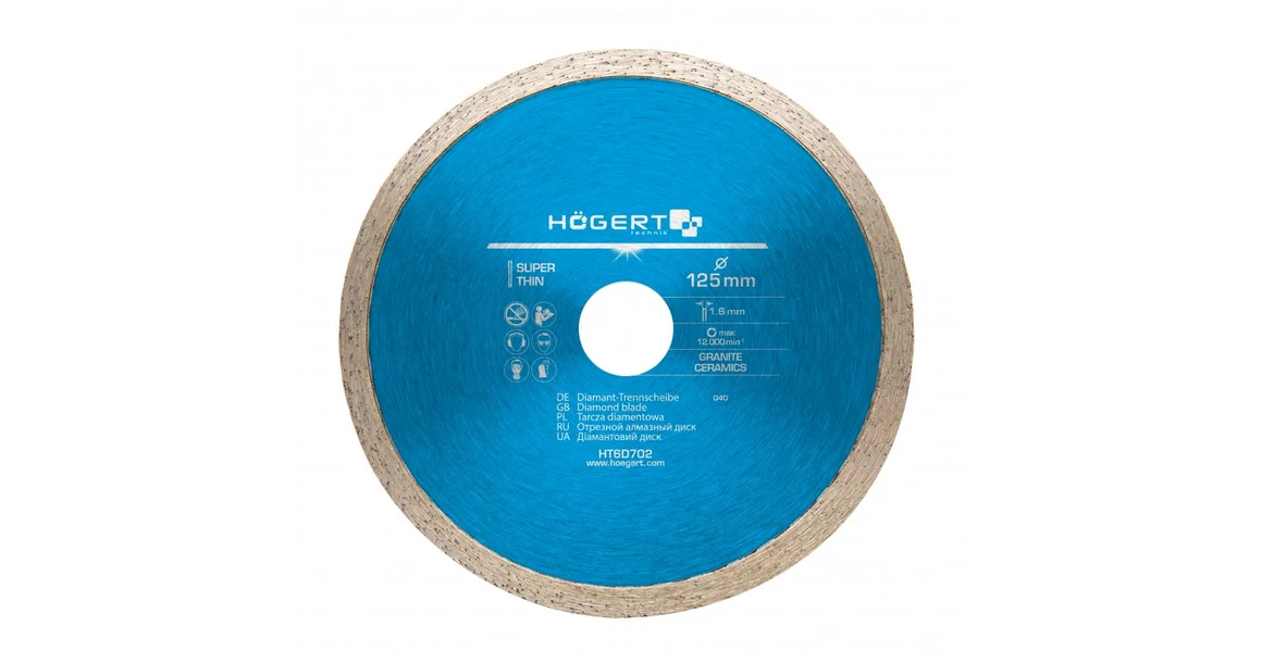 Kép 1/2 - Szerszám Högert Csiszoló korong, drótos, végkefés, sárgaréz dróttal,  75mm, max 4500 fordulat