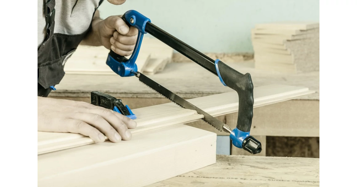 Kép 2/2 - Szerszám Högert Fűrész keretes, univerzális 300mm, fém