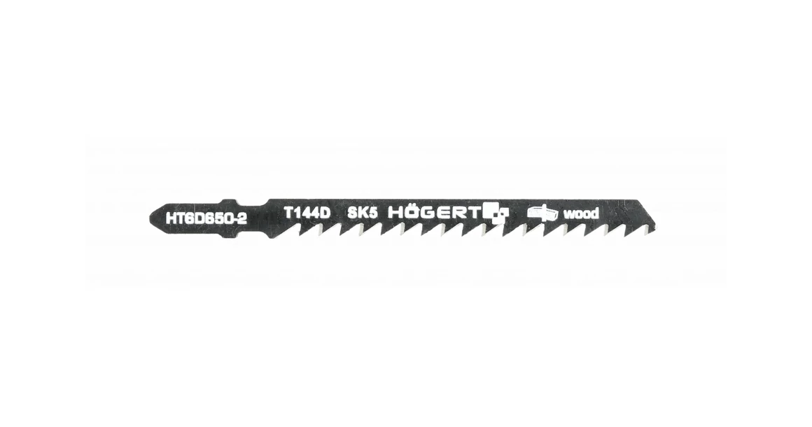 Kép 1/2 - Szerszám Högert Dekopír fűrészlap,  75*100mm, fa, Crv, 2db/csomag, gyorsvágó